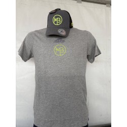 Tee-Shirt Gris et Jaune Fluo