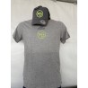 Tee-Shirt Gris et Jaune Fluo